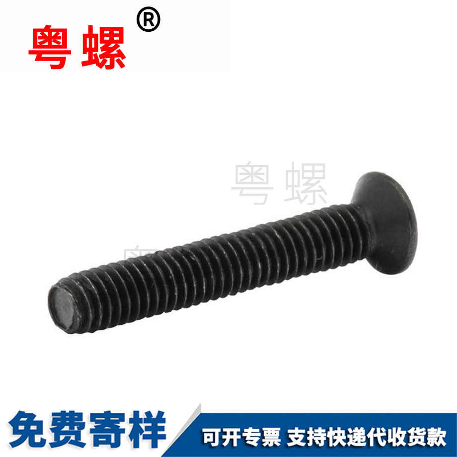生產(chǎn)黑色十字大慶沉頭螺絲