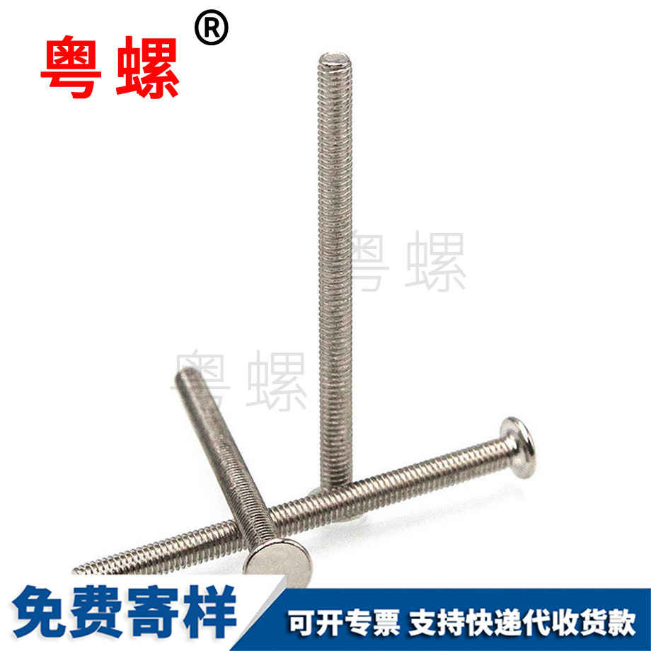 定做光面扁頭豐臺螺絲釘