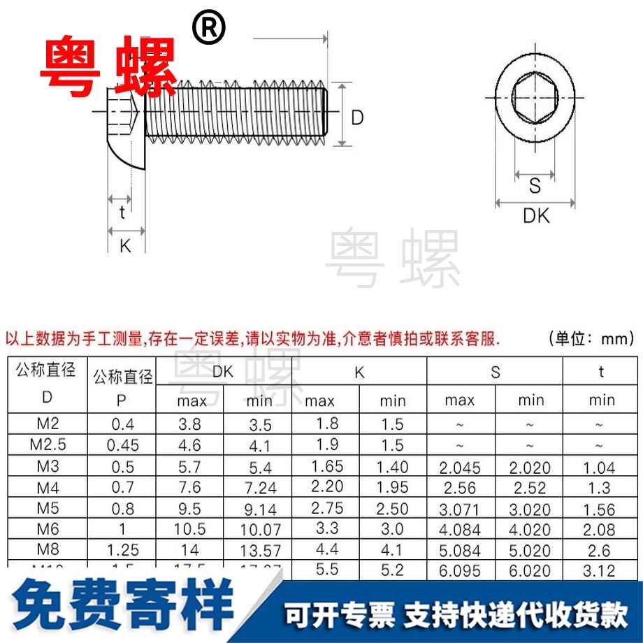 大慶盤頭傘頭蘑菇頭螺釘