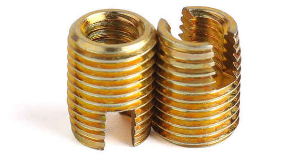 定制開槽型 自攻螺紋 保護(hù)套 1215碳鋼螺紋 襯套鋼絲 牙套護(hù)套