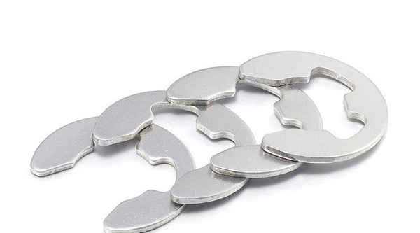 訂制304不銹鋼 開口擋圈 卡環(huán) e型卡簧 卡扣